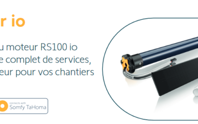 RS100 Solar io : L’innovation solaire au service de vos volets roulants avec Somfy